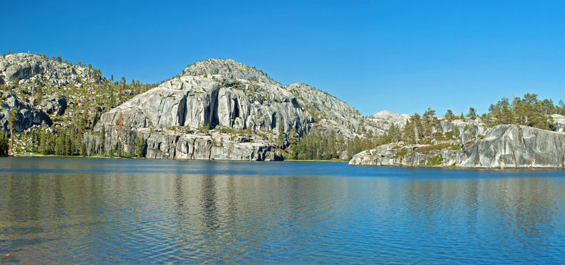 It is incredibly difficult to get around the east side of Kibbie Lake from where the trail drops you.