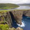 The view of Leitisvatn Lake from the southernmost cliffs of Vágar Island is unbelievable - you truly have to see it to believe it.