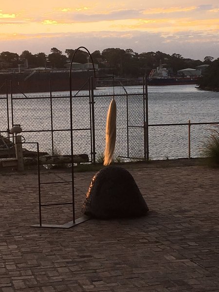 Sculptures adorn the Foreshore.