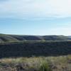 This is looking back at the hillside where the Desert Loop Road begins.