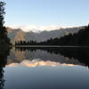 Lake Matheson, the Mirror Lake, is spectacular from the trail.