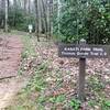 The Kanati Fork Trailhead.