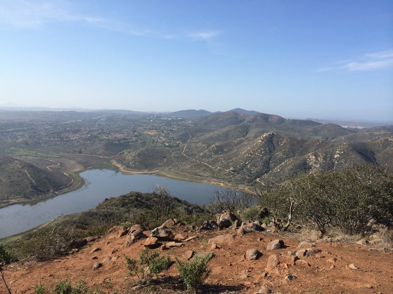 West-facing view on Bernardo Summit.