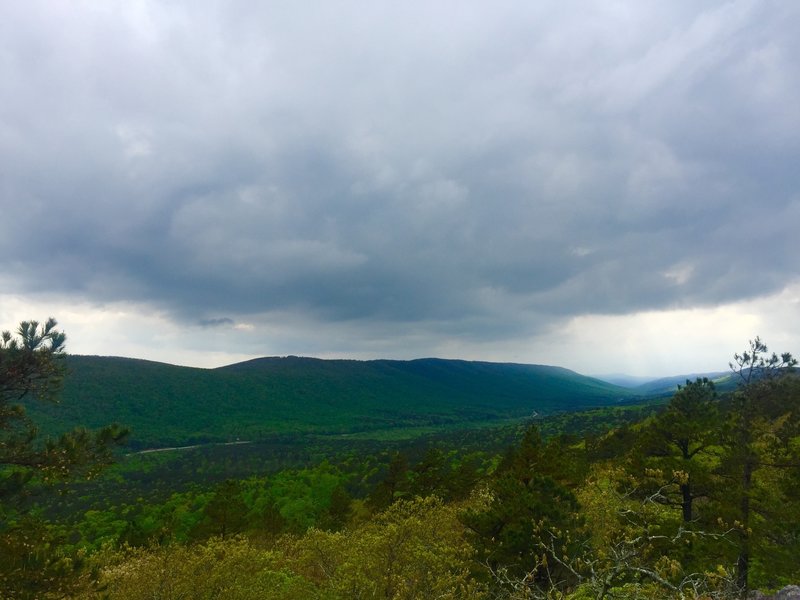 Thunderhead over Rich Mountain.