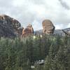 More unique rock formations that can be seen from the Goose Creek Trail.