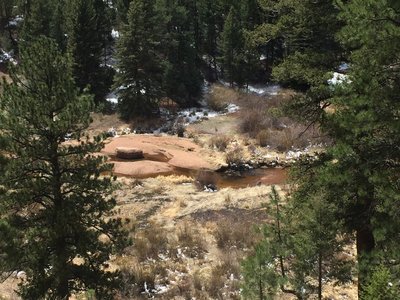 Goose Creek flowing through a meadow.