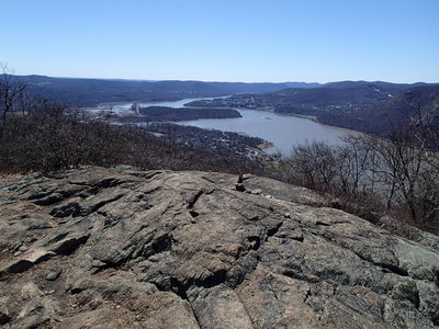 The view of Hudson River looking south.