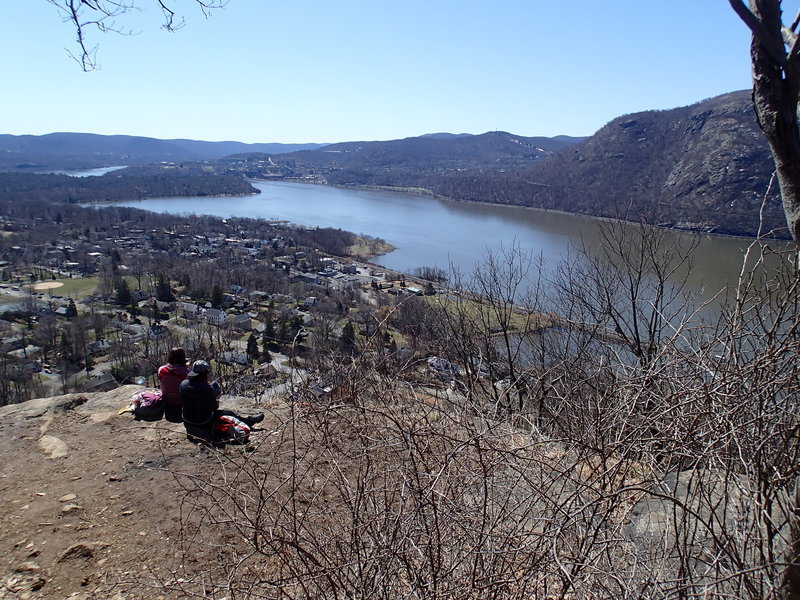 View of Cold Spring and West Point from the Washburn Trail.