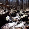 The first stream crossing.