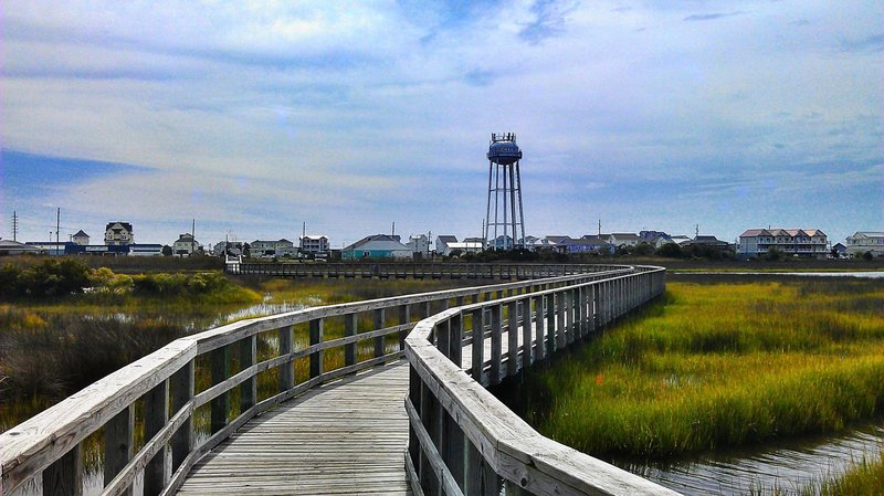 Soundside Reserve The boardwalk from Soundside Park heads to the grocery store and the ...