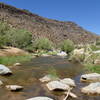 Badger Spring is a beautiful sight in this dry desert environment.