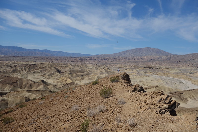 Hikers soak up the views from the Elephant Knees.