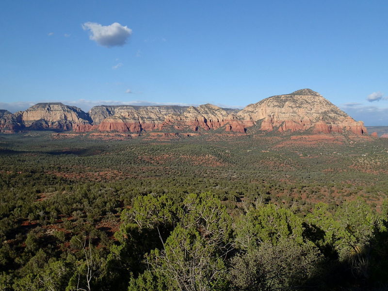 The Cockscomb Trail offers beautiful views from the climb.