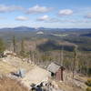 View from the fire lookout on Custer Peak.