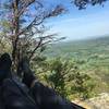 Brady Bluff offers a great overlook of Grassy Cove, TN.