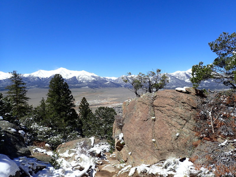 Mt. Princeton pokes through the skyline in the distance.