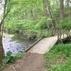 A bridge along a part of the Pendel Trail.