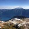 The view from the top of Sourdough Mountain.