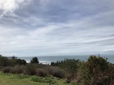 View of the Pacific Ocean and Big Lagoon area.