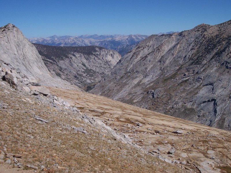 Deadman Canyon is stunning when viewed from the top of Elizabeth Pass.