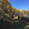 The Ma-ak-oti Trail Loop follows along the Missouri River.