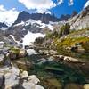 Iceberg Lake, CA. (day hike from our Ediza Lake backpacking trip)