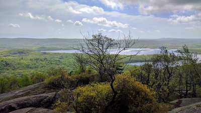 Wyanokie High Point offers a beautiful view in the spring.
