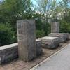 A memorial is situated on the B&O Trail (East).