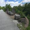 A memorial is located on the B&O Trail (East).