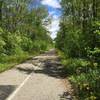 The B&O Trail (East) is beautifully paved.