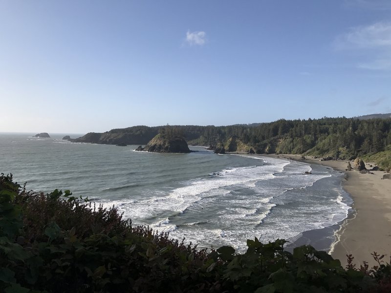 Trinidad State Beach is quite beautiful from the Trinidad Head Trail.