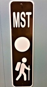 Look for these trail signs in Surf City, NC.