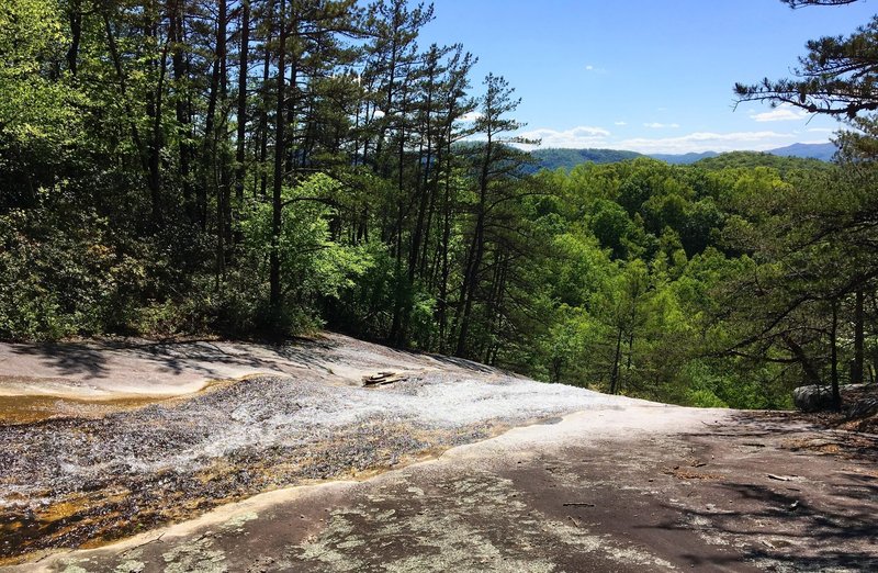 The top of the falls brings beautiful views.