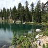 Crystal-clear Russian Lake is located just off the Deacon Lee Trail.