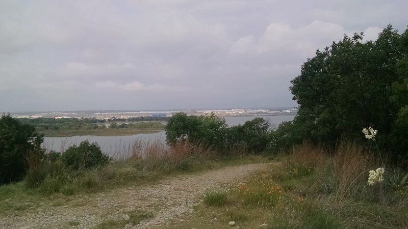 Lake Worth is quite beautiful from the trail.