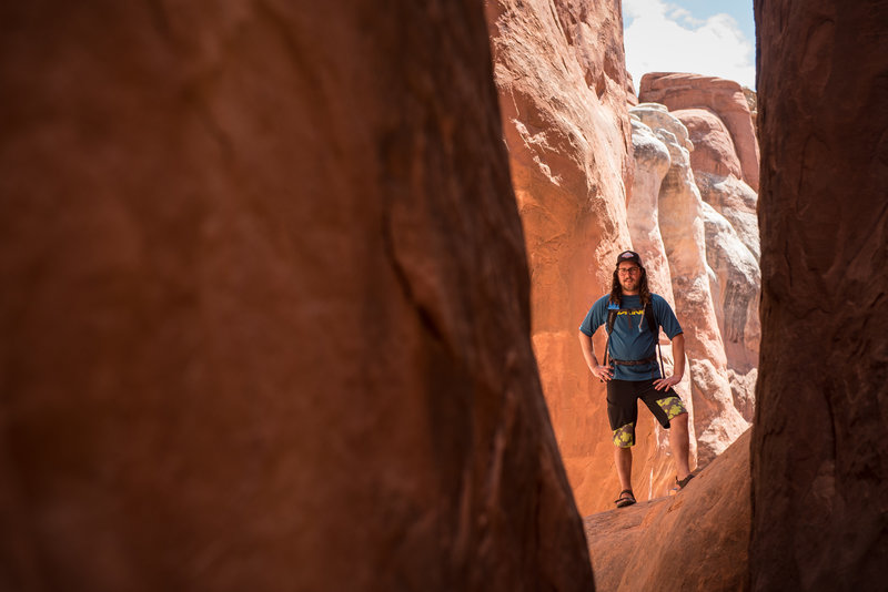 Slot canyons, immense rock formations, and unique flora and fauna make the Fiery Furnace a masterpiece of nature.