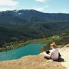 I call this one "Laptop Lady on the Ledge". Clearly, Rattlesnake Mountain is a popular and achievable hike.