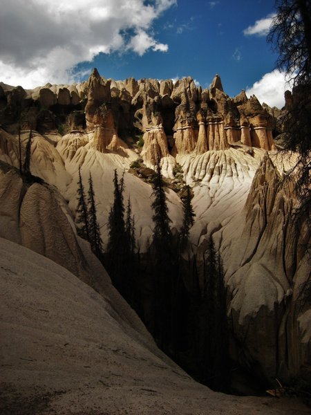 The ghostly hoodoos of Wheeler Geologic Area look to me like a slice of Bryce Canyon, Utah was scooped up out of the earth and plopped right down into the middle of the San Juans.