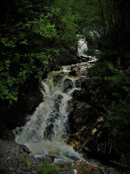 Crossing Ralston Creek rewards you with this beautiful view.