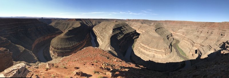 View of San Juan River from Goosenecks State Park