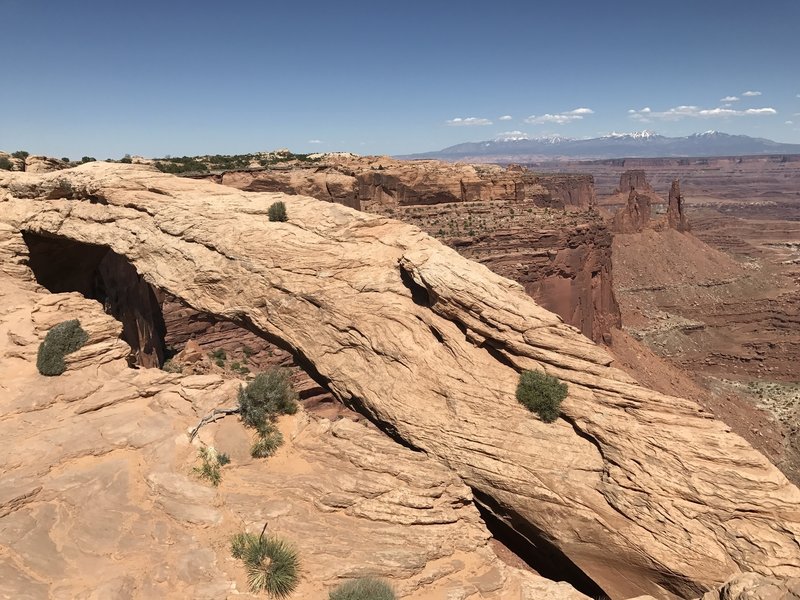 Mesa Arch provides a stunning addition to the view in Canyonlands National Park.