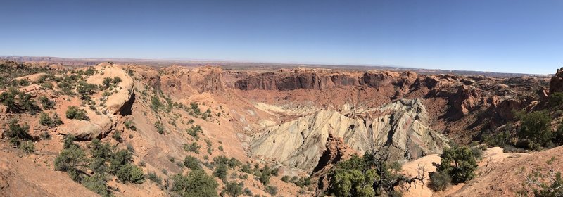 The First Overlook provides a stunning view of the surrounding rock strata.