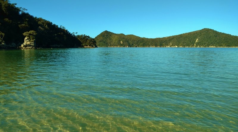 Adele Island is quite beautiful as seen from the waters of Stillwell Bay.