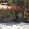 A walking bridge aids your passage over Icicle Creek.