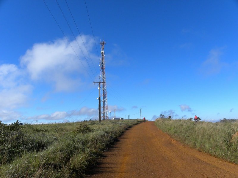 The first uphill on the Retiro Mirante Road.