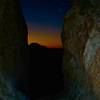 The Window provides one of the most unique sunset views in the park.