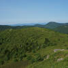 Enjoy expansive, verdant views from the Art Loeb Trail.
