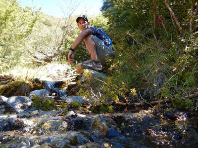 That's me enjoying the trail!