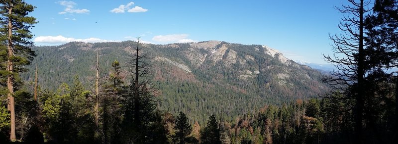 Peer over your shoulder for awesome views toward Big Baldy.