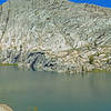 Six Shooter Lake is surrounded by beautifully cracked granite.